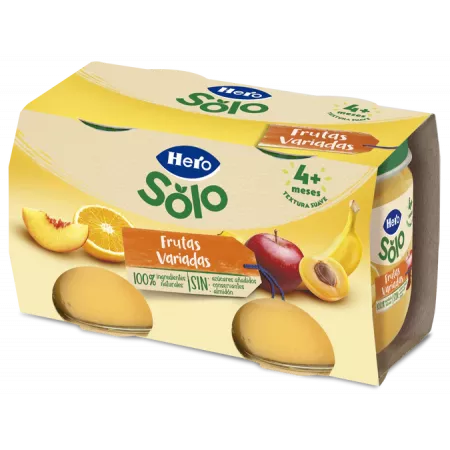 Hero Baby Potitos frutas varias 2x130g