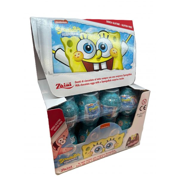 Bip Huevo Choco Bob Esponja 24 unidades