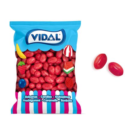 Vidal Fresas Chicle 250 unidades
