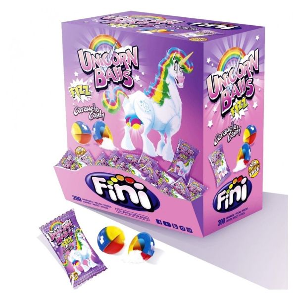 Fini Unicorn Balls 200 unidades
