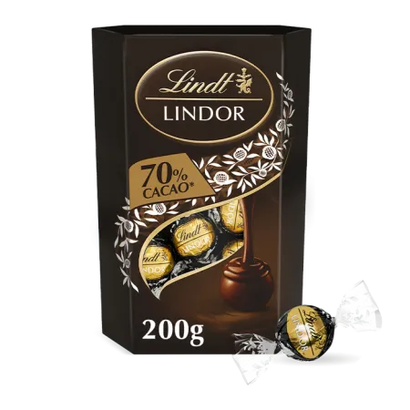 Lindt Bombon Lindo Corn.Neg.70% 200