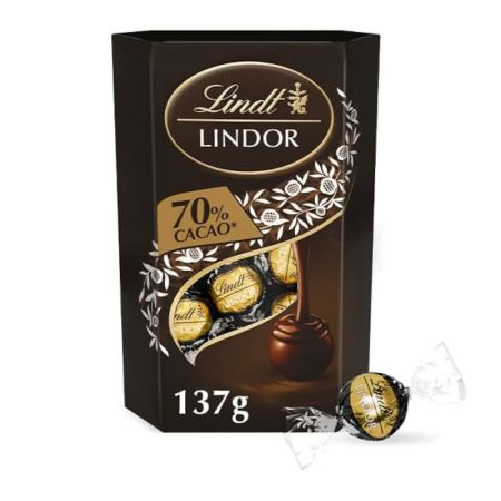 Bombon Lindor 70% Negro Cornet 137g