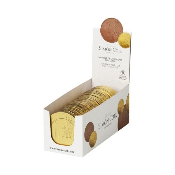 Simon Coll Medallon Chocolate 68Mm 16Gx36 unidades