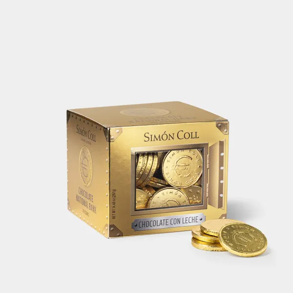 Simon Coll Caja Fuerte Monedas Chocolate 287 Gr