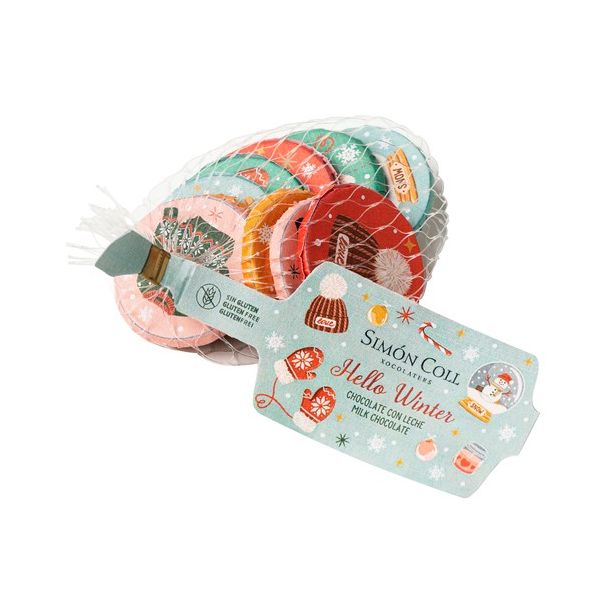 Simon Coll Monedas Chocolate Red Hello Winter 41Gr