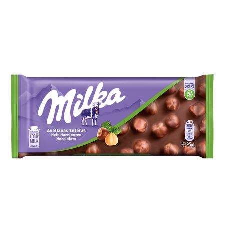 Chocolate Milka Avellanas Enteras 95G