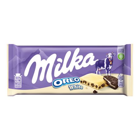 Chocolate Milka Oreo Blanco 100G