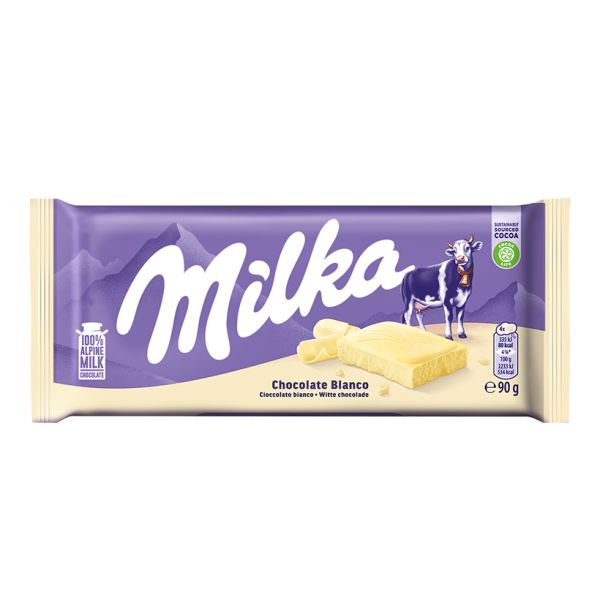 Chocolate Blanco Milka 90G