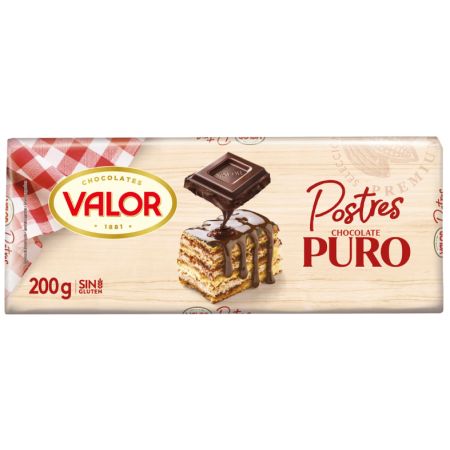 Valor Chocolate Postres 52% 200G