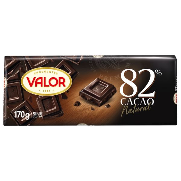 Valor Chocolate Negro 82% 170G