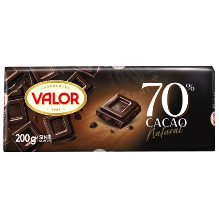 Valor Chocolate Negro 70% 200G