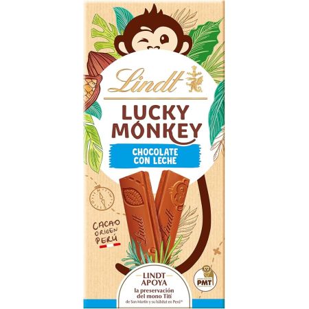 Choco Lucky Monkey Leche Lindt 100G