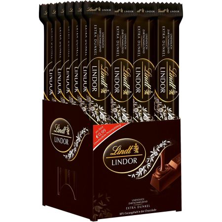 Stick Lindor Negro Lindt 25Gr 28 Unidades