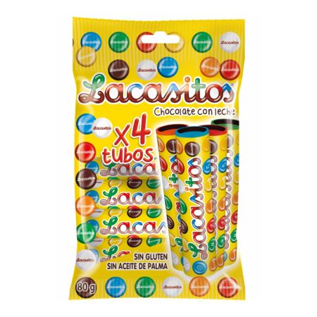 Lacasa Lacasitos Tubo Pack-4