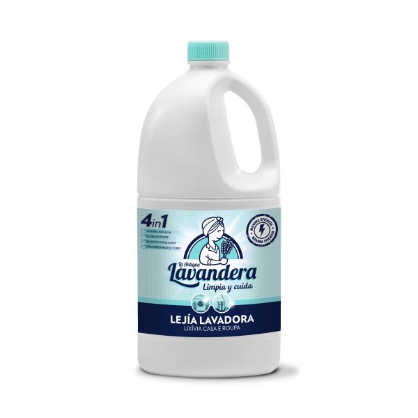 Lejía La Antigua Lavandera lavadoras 2L