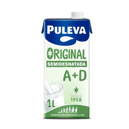Leche Puleva Semidesnatada 1L
