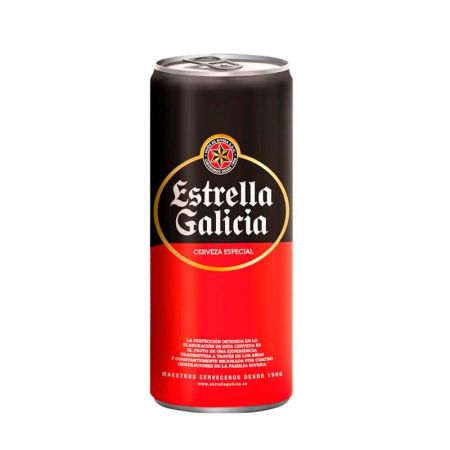 Cerveza Estrella Galicia Lata 1/3
