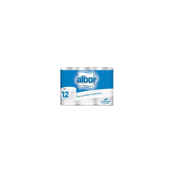 Papel Higienico Colhogar Albor 12 Rollos