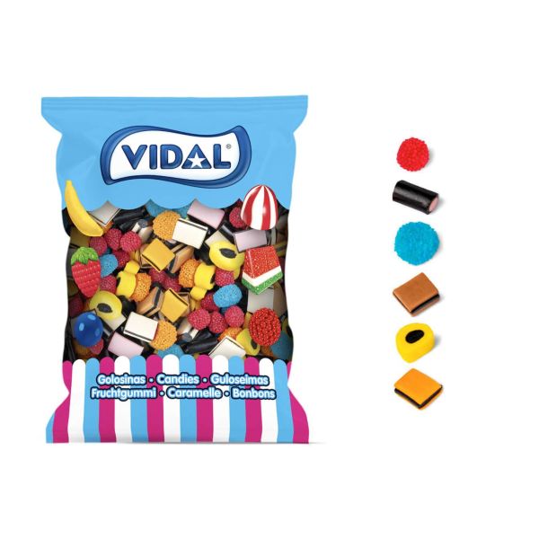 Vidal Licorice Allsorts 1KG