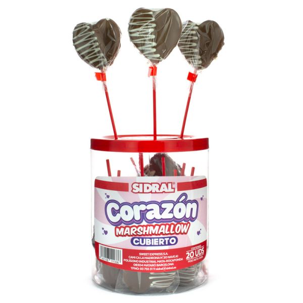Sidral Corazones Choco-Mallow 20U