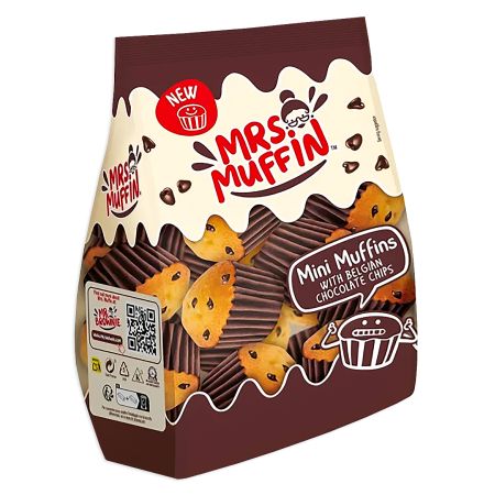 Muffin Mini Chips Jr.Brownie 225G