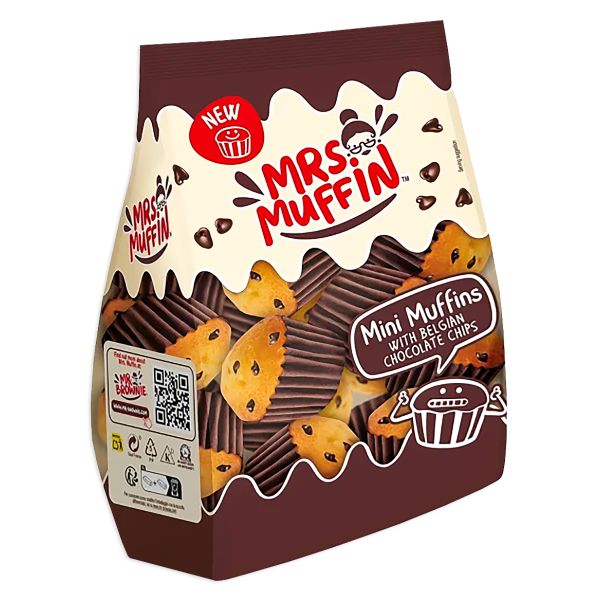 Muffin Mini Chips Jr.Brownie 225G