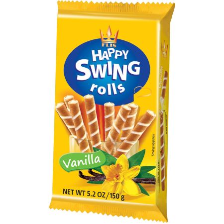 Happy Swing Rolls Vainilla 150Gr