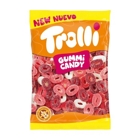 Trolli Red Fruit Mini Rings 1Kg Aros