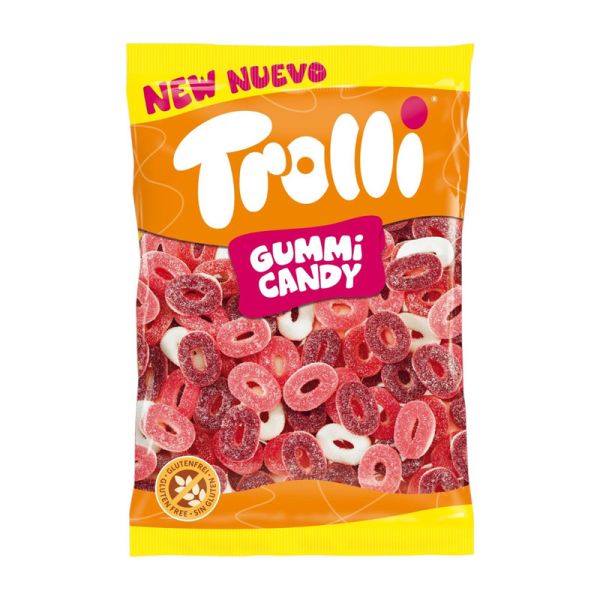 Trolli Red Fruit Mini Rings 1Kg Aros