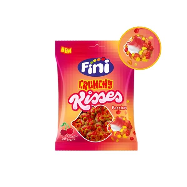 Fini Crunchy Kisses Passion 75G