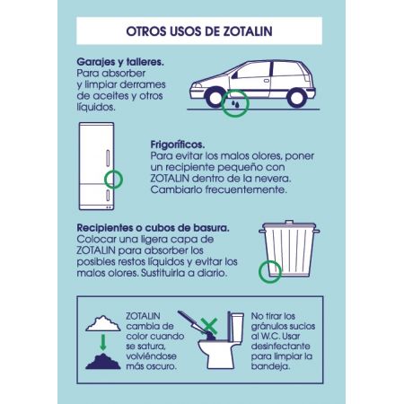 ARENA DE GATOS ZOTALIN 5 KG.