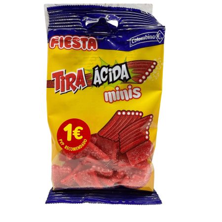 Fiesta Mini Tiras Acidas 80G