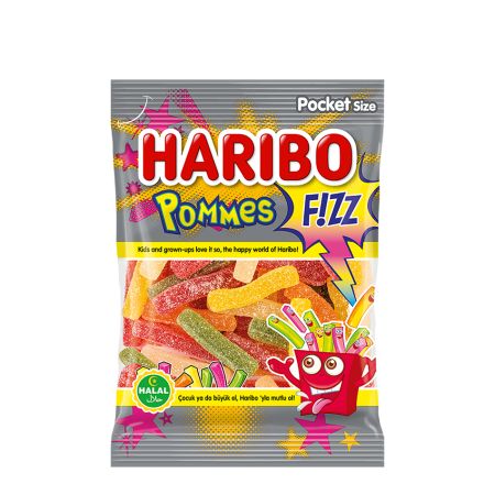 Haribo Pommes Fizz Halal 100G