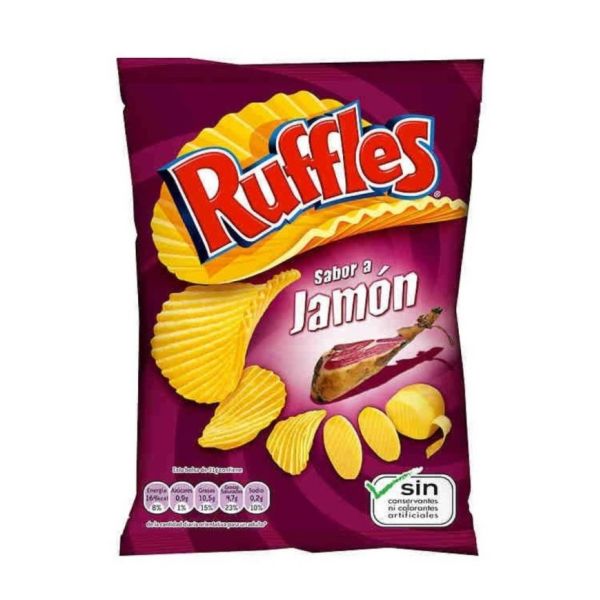 Ruffles Jamon Matutano 50G 1€