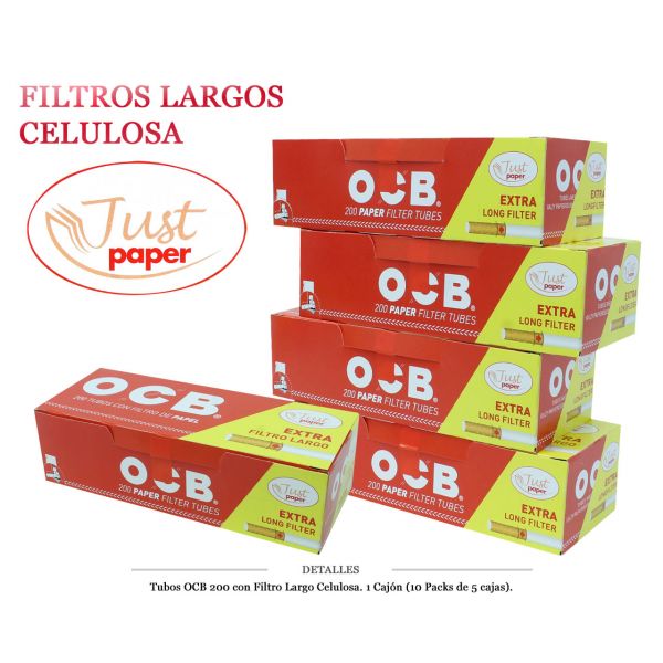 Tubos ocb 200 unidades (113.202l)