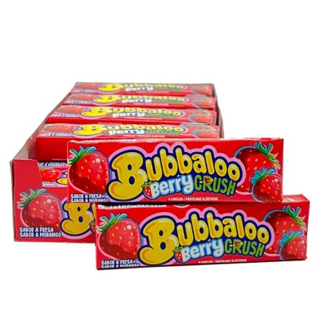 Bubbaloo Stick Fresa Tatoo 18 unidades