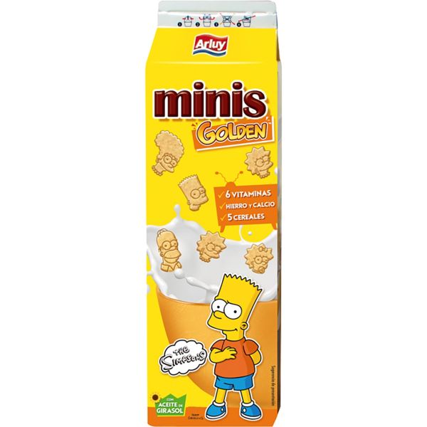 Galleta Minis Simpson Golden 275G