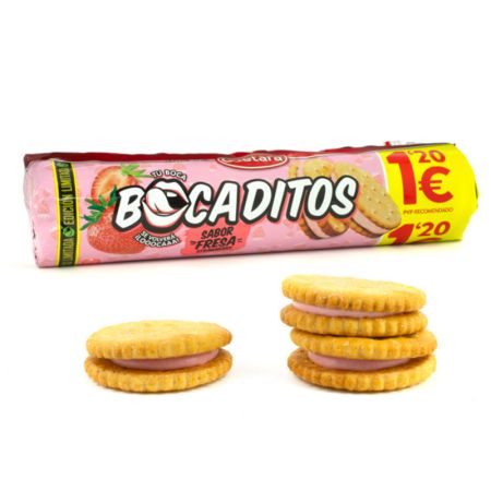 Bocaditos Fresa Cuetara 150G 1,2€