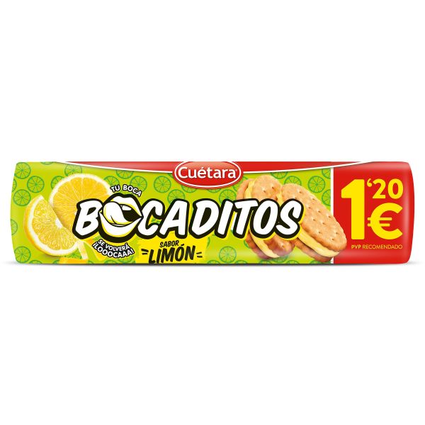 Galleta Bocadito Limon Cuetara 150G 1,2€