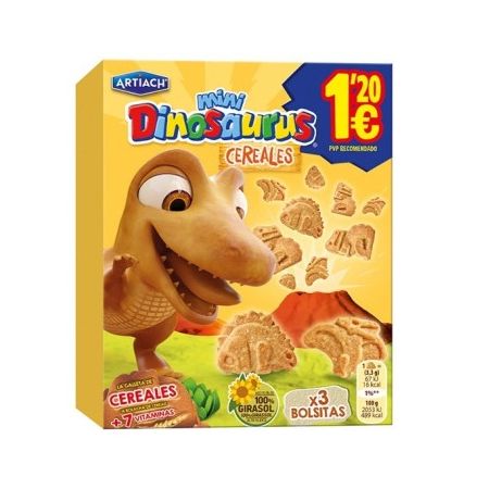 Galleta Mini Dino Cereales 120G 1,2€