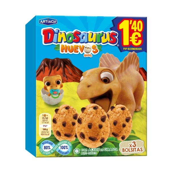 Galleta Dinosaurus Huevo 105G 1,4€