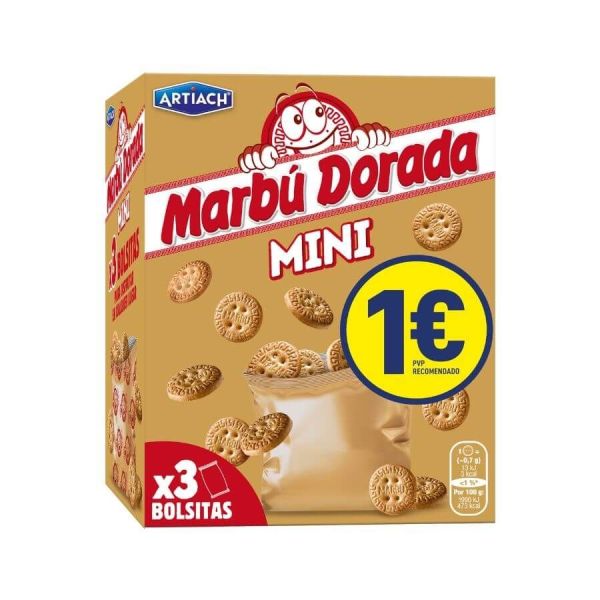 Mini Marbu Dorada 105G 1€