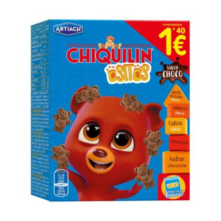 Galleta Chiquilin Osito Choco 120G 1,4€
