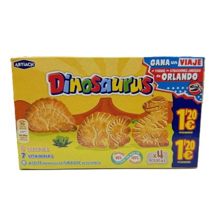 Galleta Dinosaurus Cereales 124G 1,2€