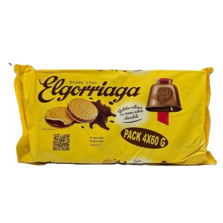 Galleta Elgorriaga Rellenas 4X60G