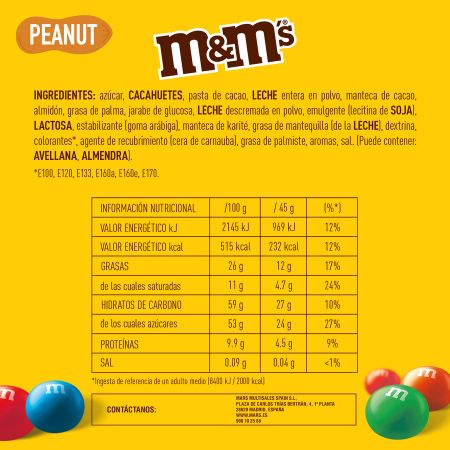 M&M LECHE 24 UDES.