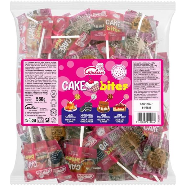Cerdan Piruleta Sabores Tarta 100U