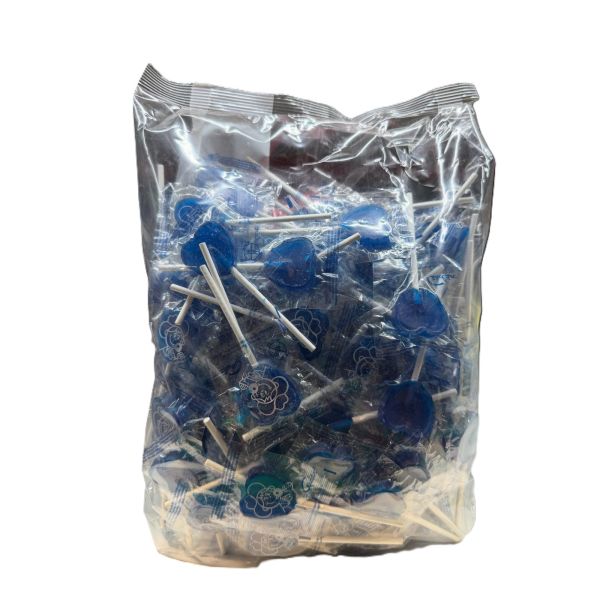 Cerdan Piruleta Mini Corazón Azul 100U