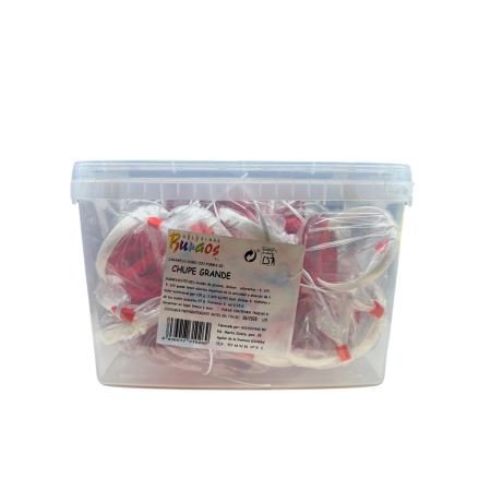 Burgos Chupes Caramelo Grandes Cubo 12U