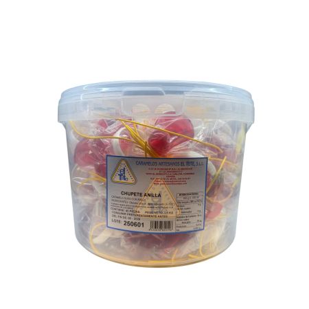 Tete Chupete Caramelo Anilla Cubo 45U